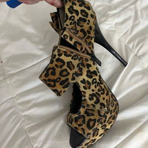 Cheetah booties
